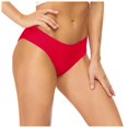 thumbnail image 1 of BOBOGOJP Low Waisted Bikini Bottom for Women - Cheeky Basic Bathing Swimsuit Swim Briefs Red for Size M, 1 of 3