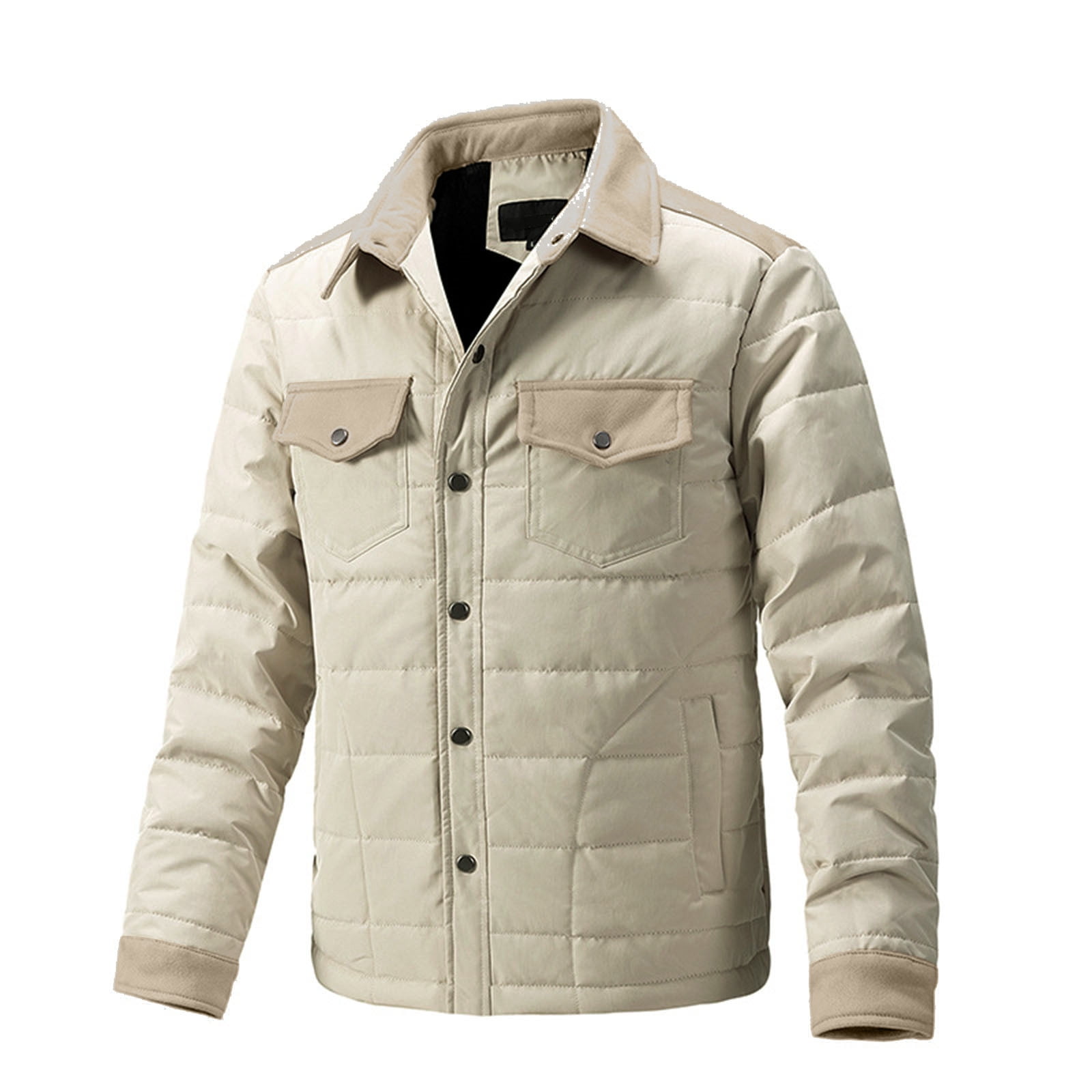 Quilted Jacket 32 Degrees Down Shirt Jacket BOBOGOJP Men's Quilted