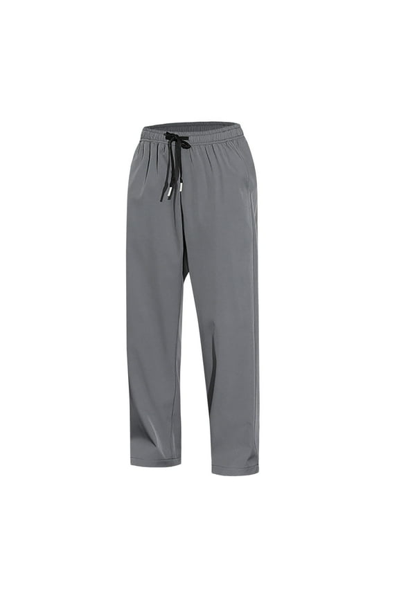 Mens Big and Tall Full Elastic Waist Twill Pants Stretch Slacks with Pockets (Dark Gray,3XL)