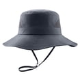 thumbnail image 1 of BOBOGOJP Outdoor Kids Sun Hat UPF 50+ Lightweight Adjustable Fishing Safari Hat for Girls and Boys, 1 of 5