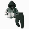 thumbnail image 1 of BOBOGOJP Toddler Baby Boy Clothes Fall Winter Embroidery Sweatshirt Pant Farm 6 12 18 24 Months 2 (Green, 12-18 Months), 1 of 5
