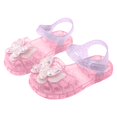 thumbnail image 1 of BOBOGOJP Toddler Girl Sandals Toddler Shoes Baby Girls Cute Butterfly Jelly Colors Hollow Out Non-slip Soft Sole Beach Roman Sandals Pink for 10, 1 of 7