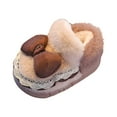 thumbnail image 1 of BOBOGOJP Toddler Kids Slippers Girls Boys House Shoes Winter Slippers Plush Warm Soft with Cute Cartoon Design Indoor Shoes Brown for Size 10, 1 of 5