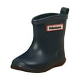 thumbnail image 1 of BOBOGOJP Toddler Rain Boots Baby Kids Easy-on Rain shoes Children Waterproof Shoes for Boys Girls Blue for Size 10.5, 1 of 5