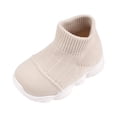 thumbnail image 1 of BOBOGOJP Toddler Sock Shoes Baby Walking Shoes Infant Slippers Boys & Girls Non-Slip Sneakers Beige for Size 5, 1 of 8