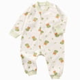 thumbnail image 1 of BOBOGOJP Unisex Baby Clothes for Boys Girls Cotton Newborn Girl Boy Onesie Infant Long Sleeve Romper Cute Newborn Outfit Light Green for Size 3-6 Months, 1 of 7