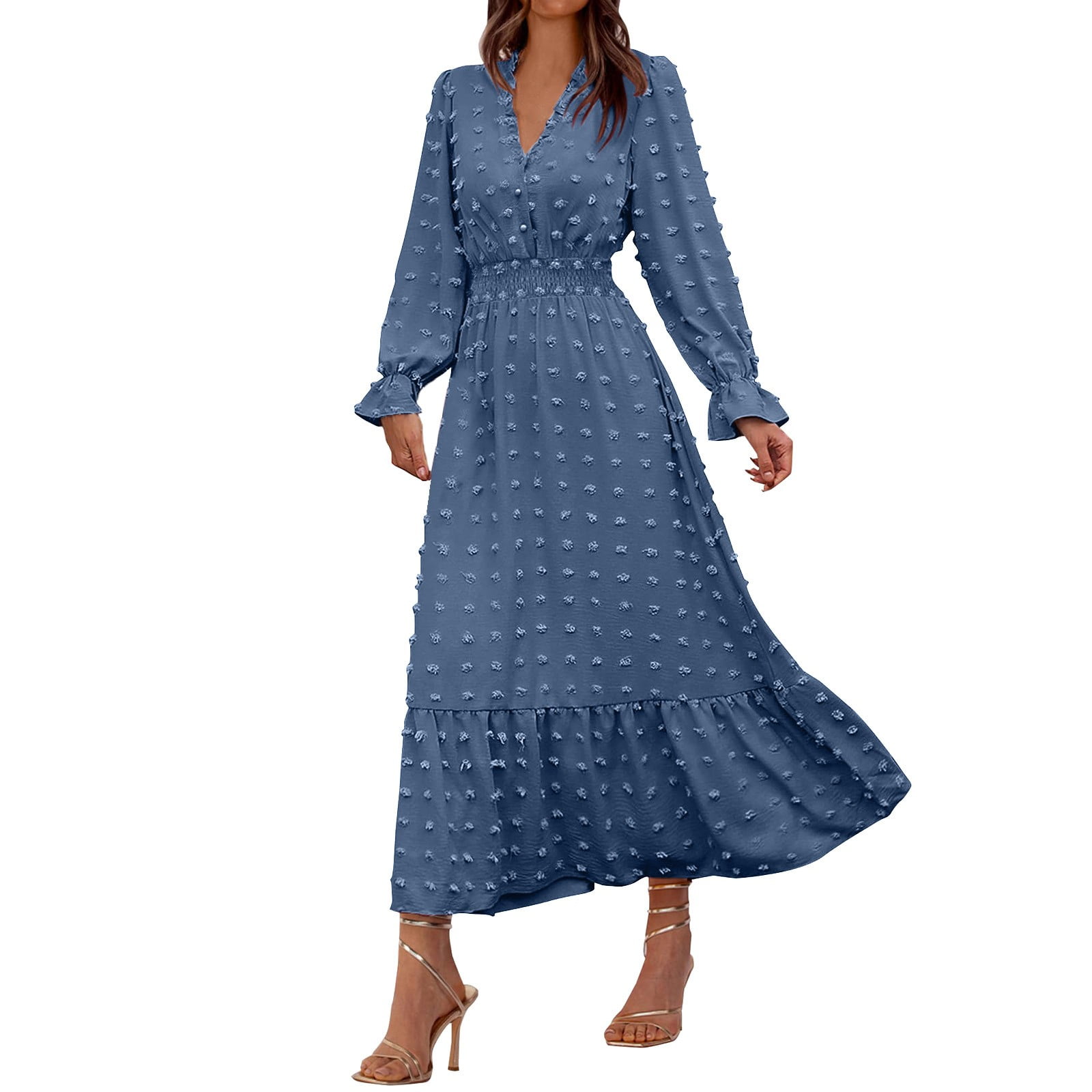 アマテラス❤︎Wear and Go Long Sleeve Maxi Dress