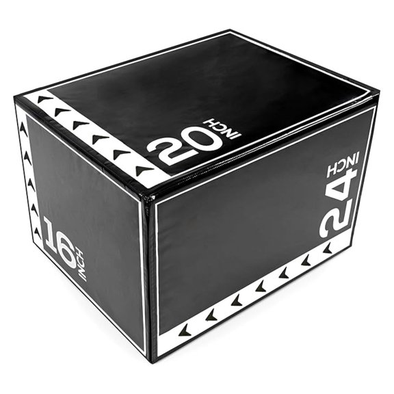 BOBOKY 3-in-1 Foam Plyometric Jump Box for Home Gym with Multiple Height Options – Versatile Plyo with Non-Slip Surface for Strength, HIIT, Step-Ups, and Agility Training