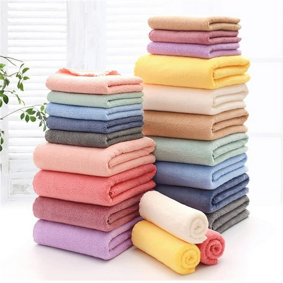 BOBOMOTI Bathroom Hand Towels, Ultra Soft and Highly Absorbent Bath Face Towels, Bathroom Accessories Clearance, Towels for Gym, Shower, Hotel, and Spa