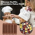 BOBOMOTI Chocolate Molds Silicone DIY Silicone Molds Easy To Clean