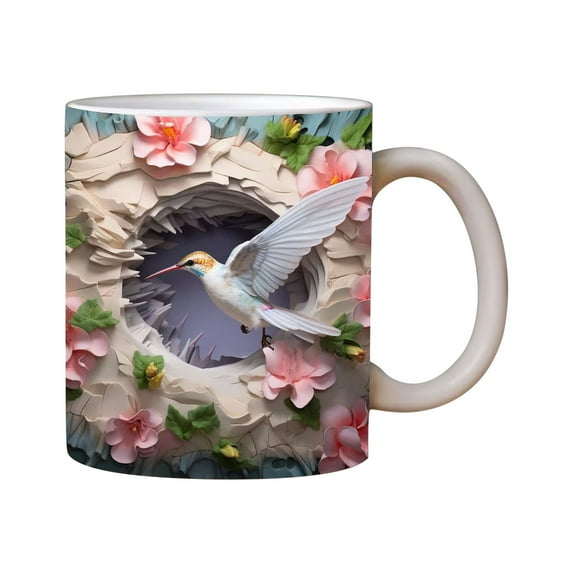 BOBOMOTI Christmas Coffee Mug Christmas Birthday Gifts for Family Friends Xmas Decorative Mugs