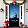 thumbnail image 1 of BOBOMOTI Christmas Door Cover Christmas Santa Claus Door Cover Xmas Front Door Hanging Banner for Winter Xmas New Year Holiday Party Decor, 1 of 1