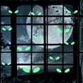thumbnail image 1 of BOBOMOTI Halloween Decorations Clearance Halloween Fluorescent Window Clings Removable for School Shop Home Decor/Indoor Party Decorations, 1 of 5