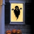 thumbnail image 1 of BOBOMOTI Halloween Window Clings, Halloween Ghost Window Stickers, Scary Halloween Party Decorations Clearance, 1 of 6