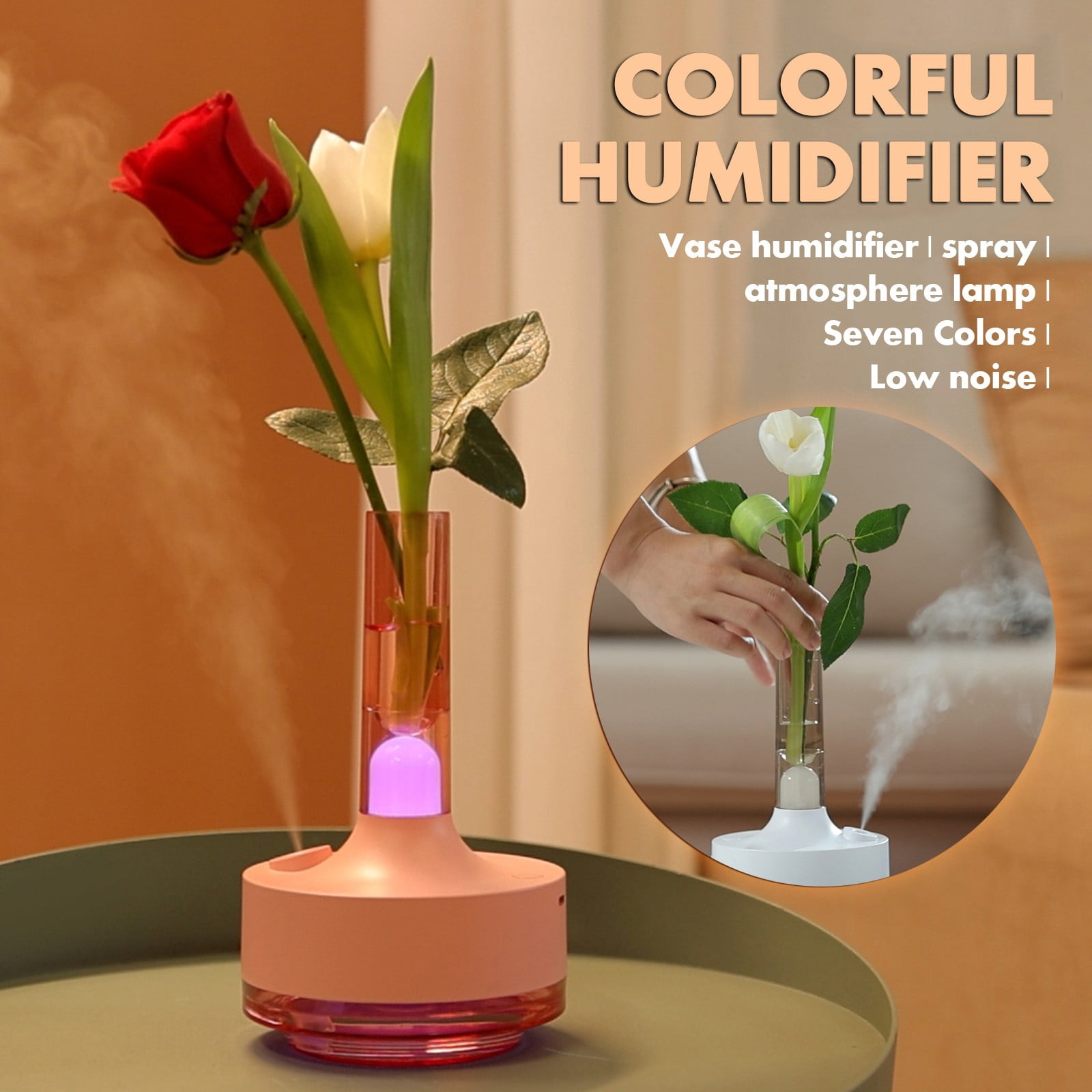 BOBOMOTI Humidifier for Room Baby Top Fill Cool Mist Humidifier Ultra Quiet Humidistat Essential Oil Diffuser Clearance