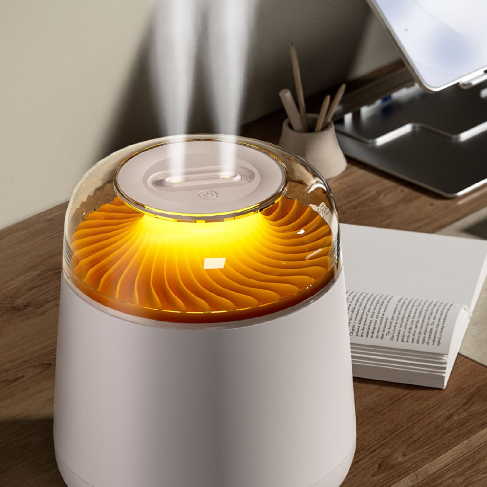 BOBOMOTI Humidifier for Room Cool Mist TopFill UltraQuiet Humidistat