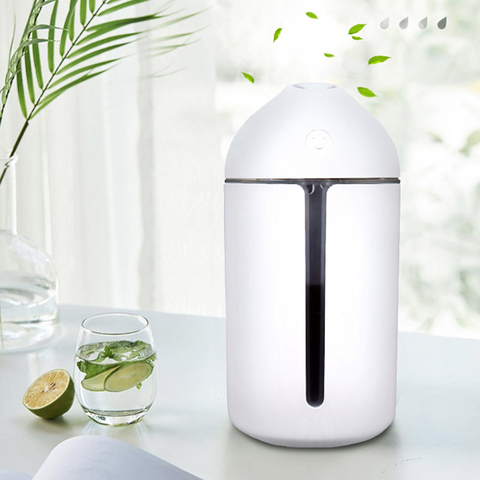 BOBOMOTI Humidifier for Room Cool Mist TopFill UltraQuiet Humidistat