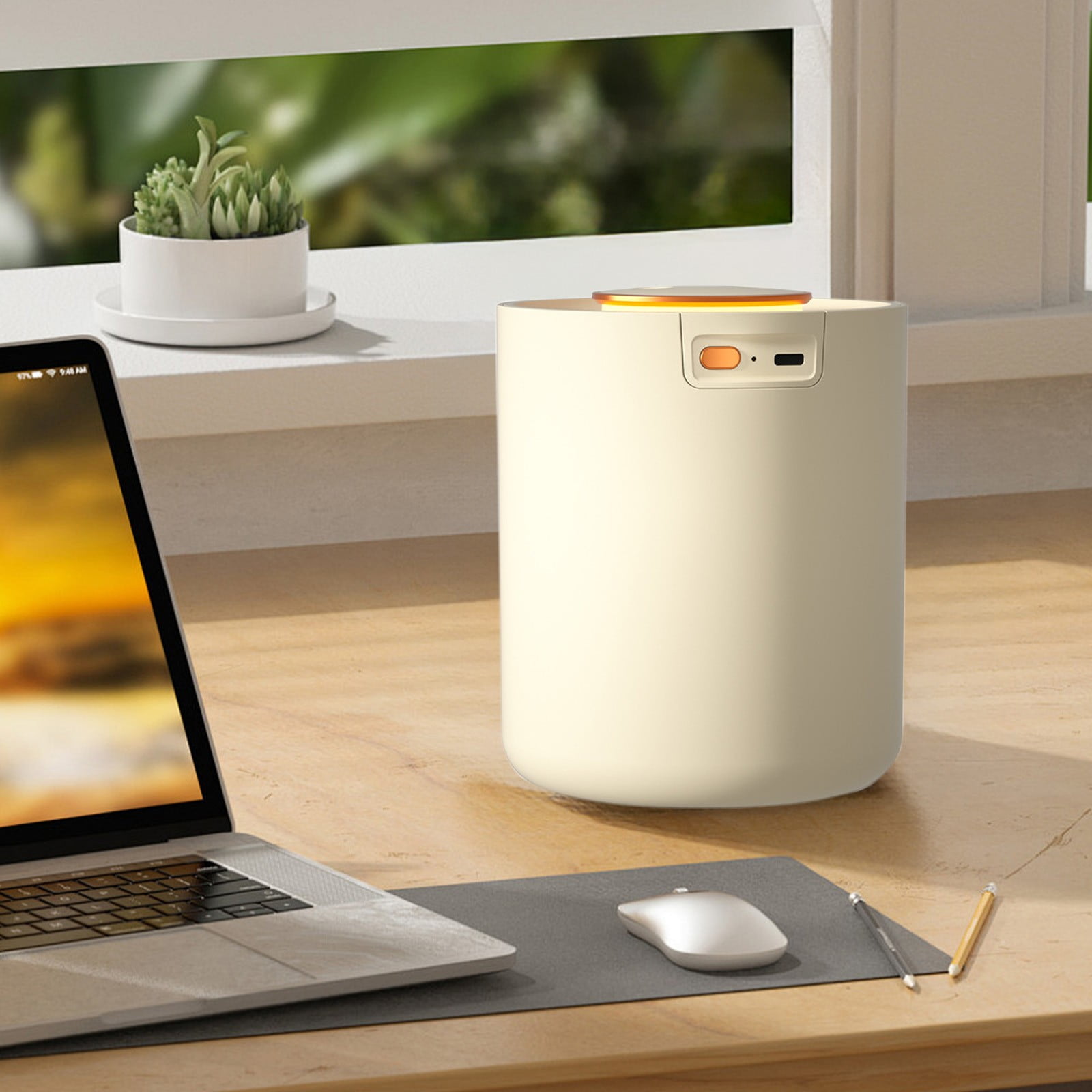 BOBOMOTI Humidifier for Room Cool Mist TopFill UltraQuiet Humidistat