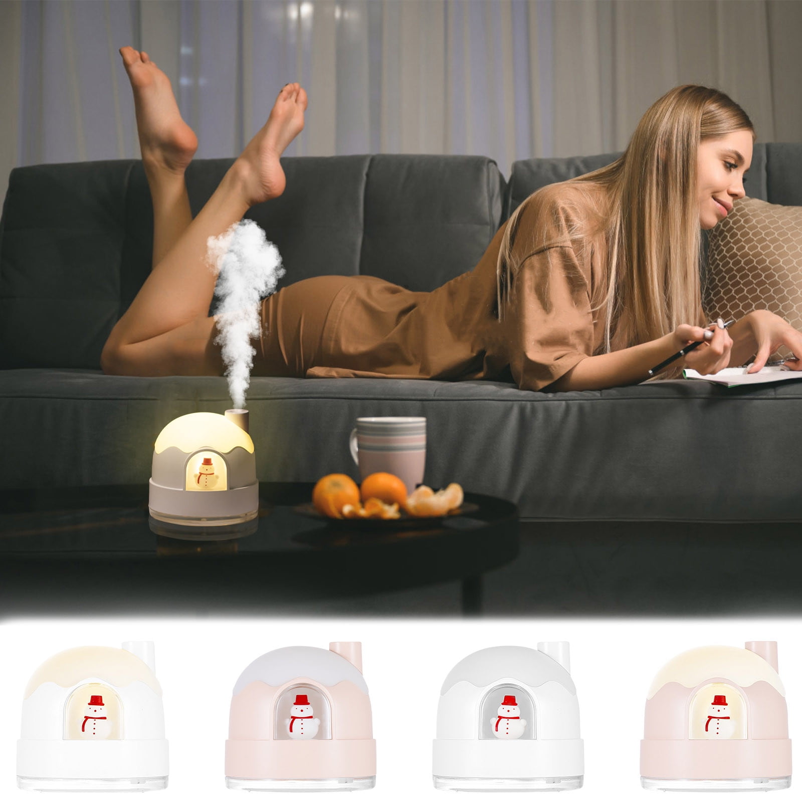 BOBOMOTI Humidifier for Room Cool Mist TopFill UltraQuiet Humidistat