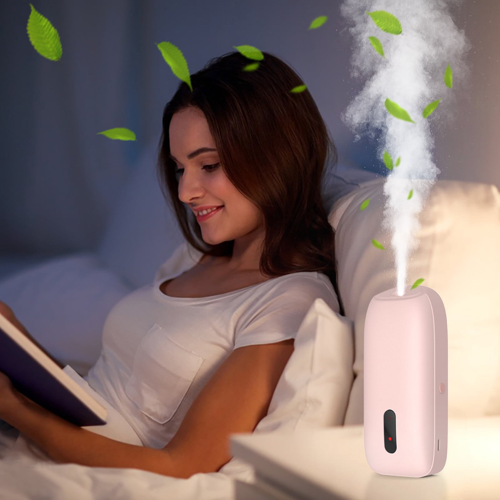 BOBOMOTI Humidifiers for Bedroom Baby Top Fill Cool Mist Humidifier Ultra Quiet Humidistat Aromatherapy Diffuser Clearance