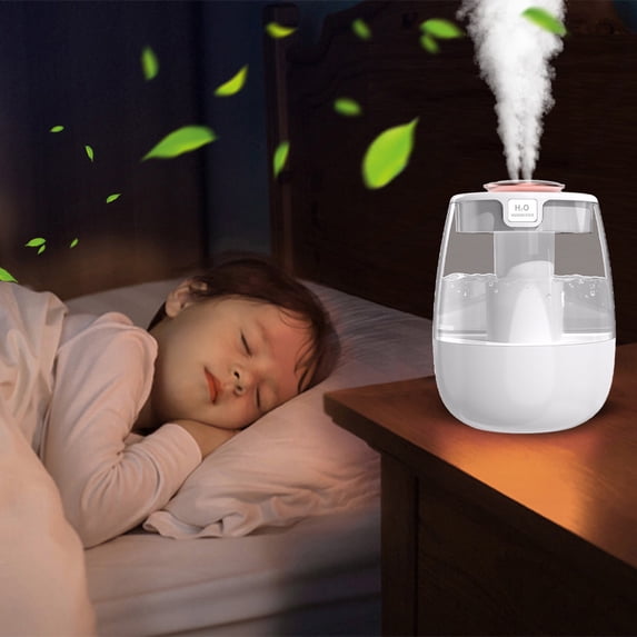 BOBOMOTI Humidifiers for Home Baby Quiet Cool Mist Air Humidifier Essential Oil Diffuser Clearance