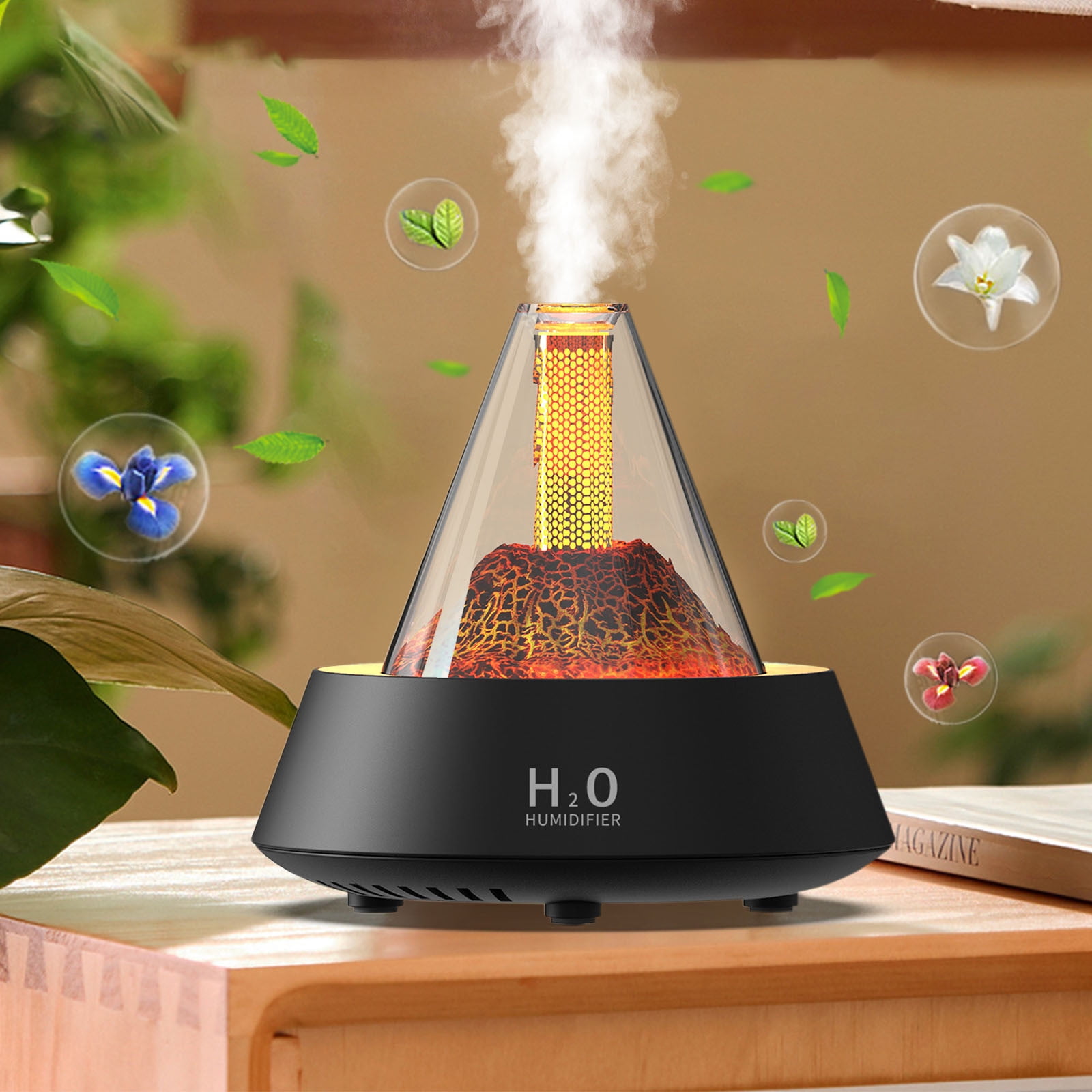 BOBOMOTI Humidifiers for Home Baby Quiet Cool Mist Air Humidifier Essential Oil Diffuser Clearance