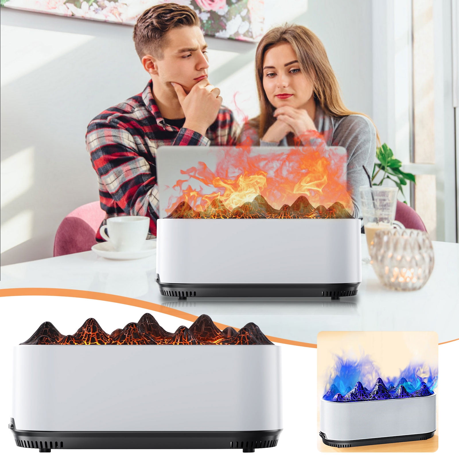 BOBOMOTI Humidifiers for Home Baby Top Fill Cool Mist Humidifier Ultra Quiet Humidistat Aromatherapy Diffuser Clearance