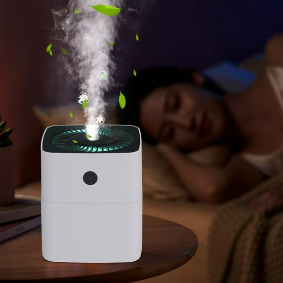 BOBOMOTI Humidifiers for Home Baby Top Fill Cool Mist Humidifier Ultra Quiet Humidistat Essential Oil Diffuser Clearance