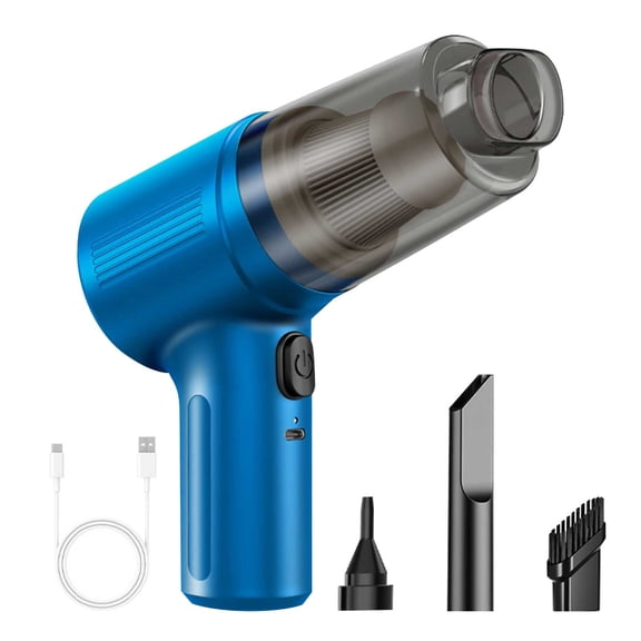 BOBOMOTI Powerful Car Vacuum Cleaner Cordless Vacuum Cleaner for Car 120W Rechargeable Mini Table Vacuum Cleaner for Desktop, Pet Hair Cleaning