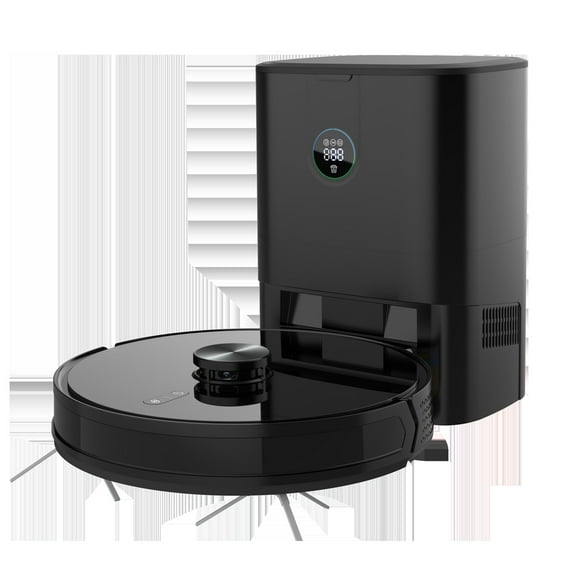 BOBOMOTI Robot Vacuum and Mop Combo, Self Emptying Robot Vacuum Cleaner, Auto Mop Washing&Drying, Ideal for Hard Floors