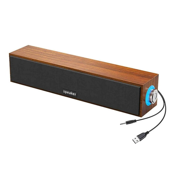 BOBOMOTI Sound Bar for TV Computer Speakers for Laptop Wired & Wireless Bluetooth Speakers On Clearance