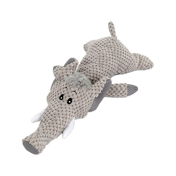 BOBOMOTI Squeaky Dog Toys Plush Soft Dog Toys for Aggressive Chewers Medium Large Breed Chew Toys for Teething