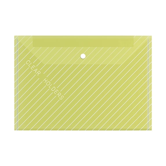 BOBOMOTI Transparent File Folder Expanding File Bag File Organizer Fit Letter/A4 Size, School Office Supplies