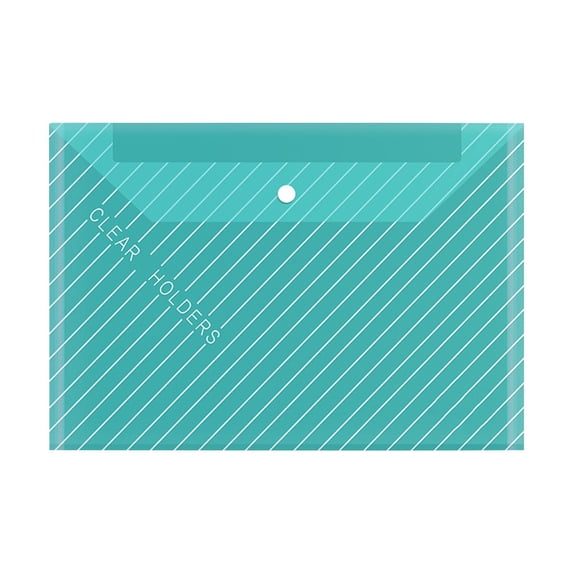 BOBOMOTI Transparent File Folder Expanding File Bag File Organizer Fit Letter/A4 Size, School Office Supplies