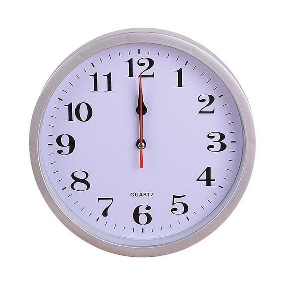 BOBOMOTI Wall Clock Silent 9 Inch Round Wall Clocks Battery Operated Clocks for Kitchen Office Bathroom Bedroom Wall Clock Under $40