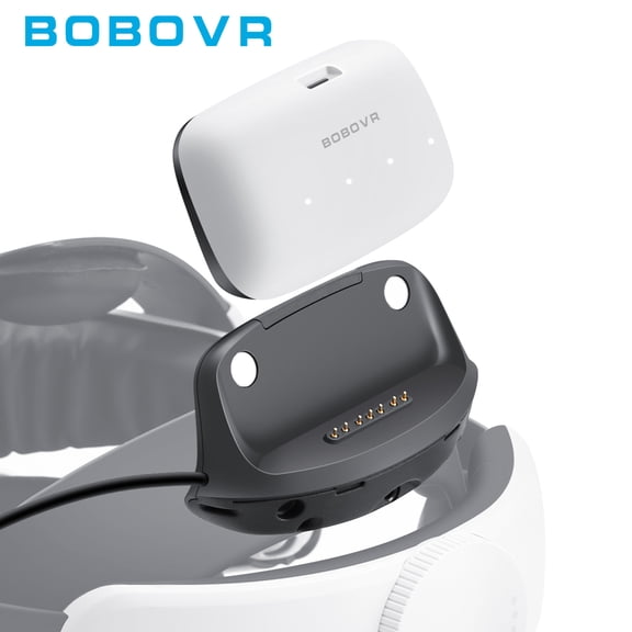 BOBOVR B100U Single Charging Dock,10000mAh Hot-Swap Battery,20W Fast Charging, Magnetic Connectors