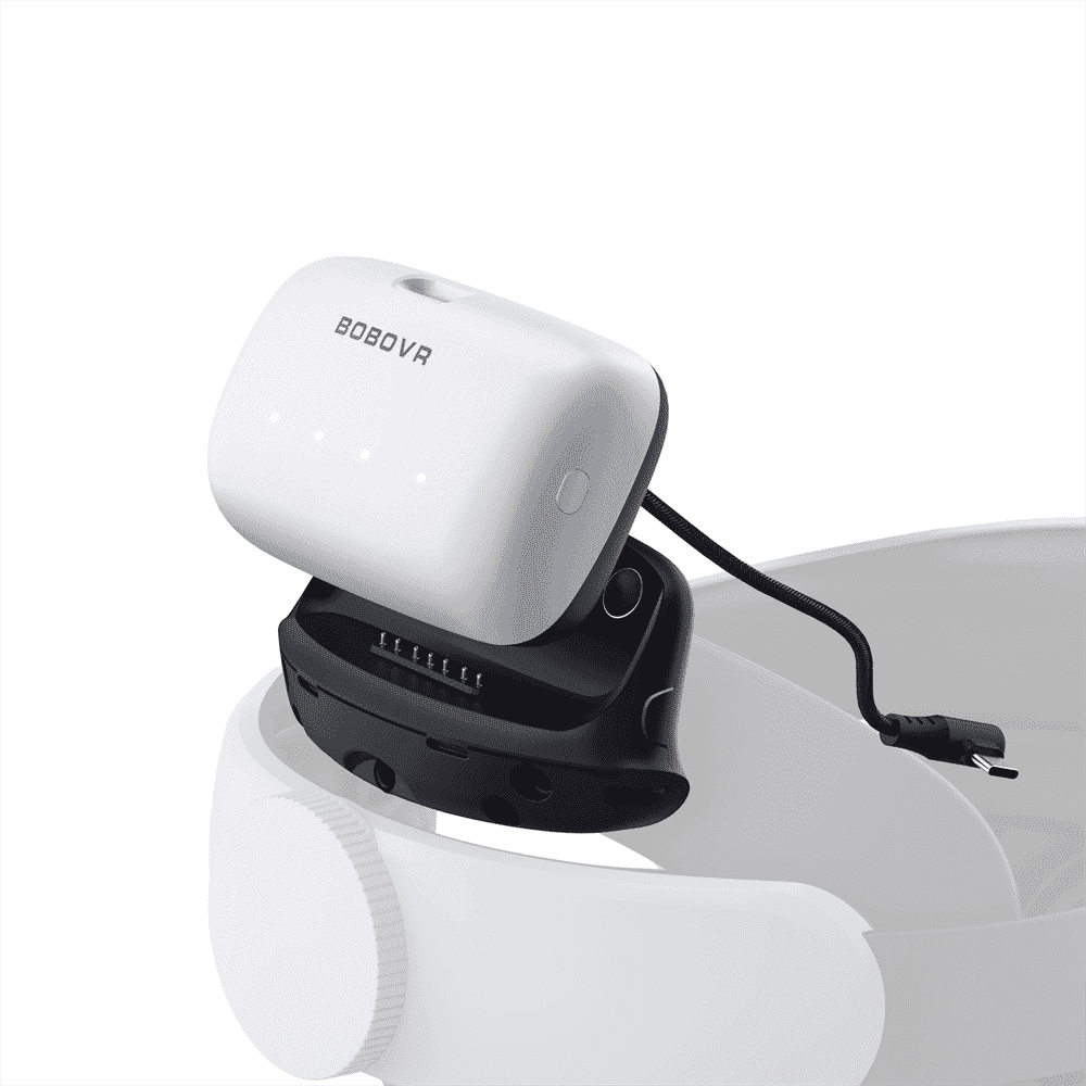 BOBOVR B100U Upgrade Kit for M1/M2/M3 Strap,10000mAh Hot-Swap Battery,20W Fast Charging, Magnetic Connectors