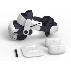 BOBOVR M3 Pro Head Strap with Dual Battery Pack & Magnetic Charging Dock, for Meta Quest 3, White