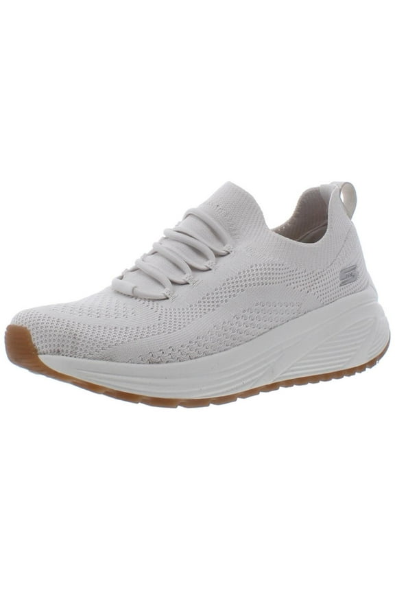 BOBS From Skechers Womens Allegiance Crew Running Shoes Ivory 9 Wide (C,D,W)
