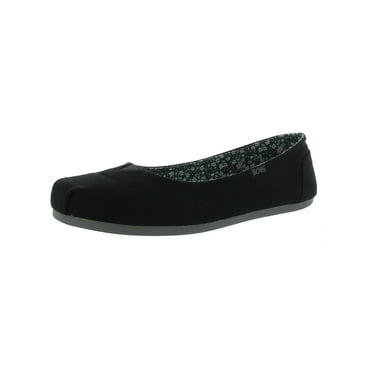 BOBS From Skechers Womens Bobs Plush - Turning Point Canvas Slip On Flats