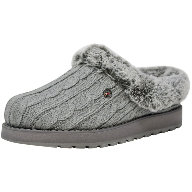 BOBS from Skechers Women's Keepsakes Ice Angel Grey Slipper M