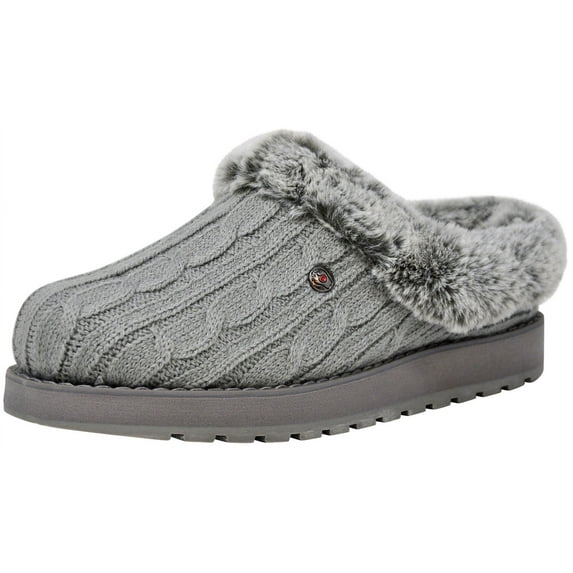 BOBS from Skechers Women's Keepsakes Ice Angel Grey Slipper 8.5 M US