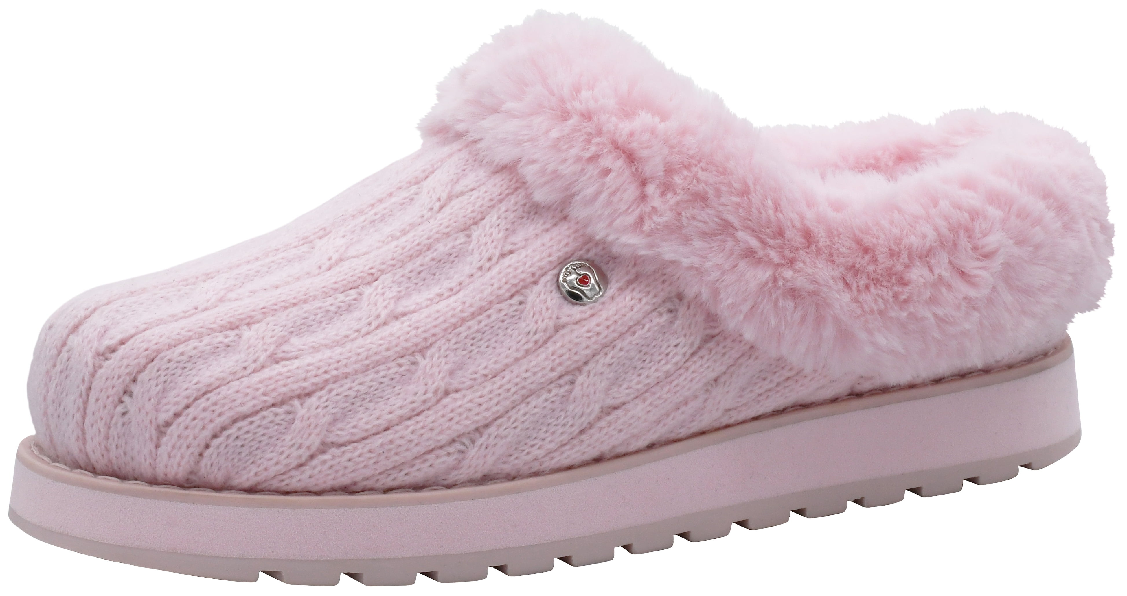 BOBS from Skechers Women's Cozy Knit Memory Foam House Shoes