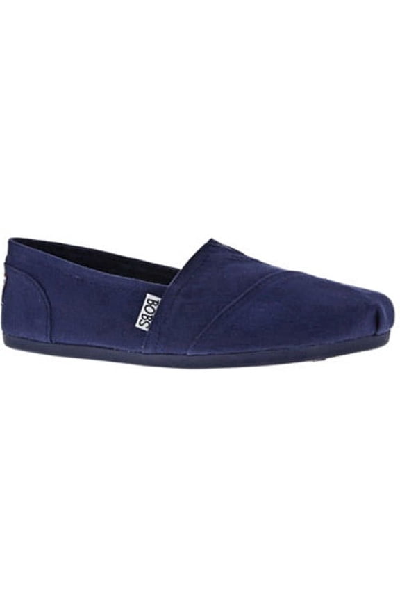 BOBs Plush Peace and Love Womens Slip on Shoes, Casual Comfort Canvas Sneakers