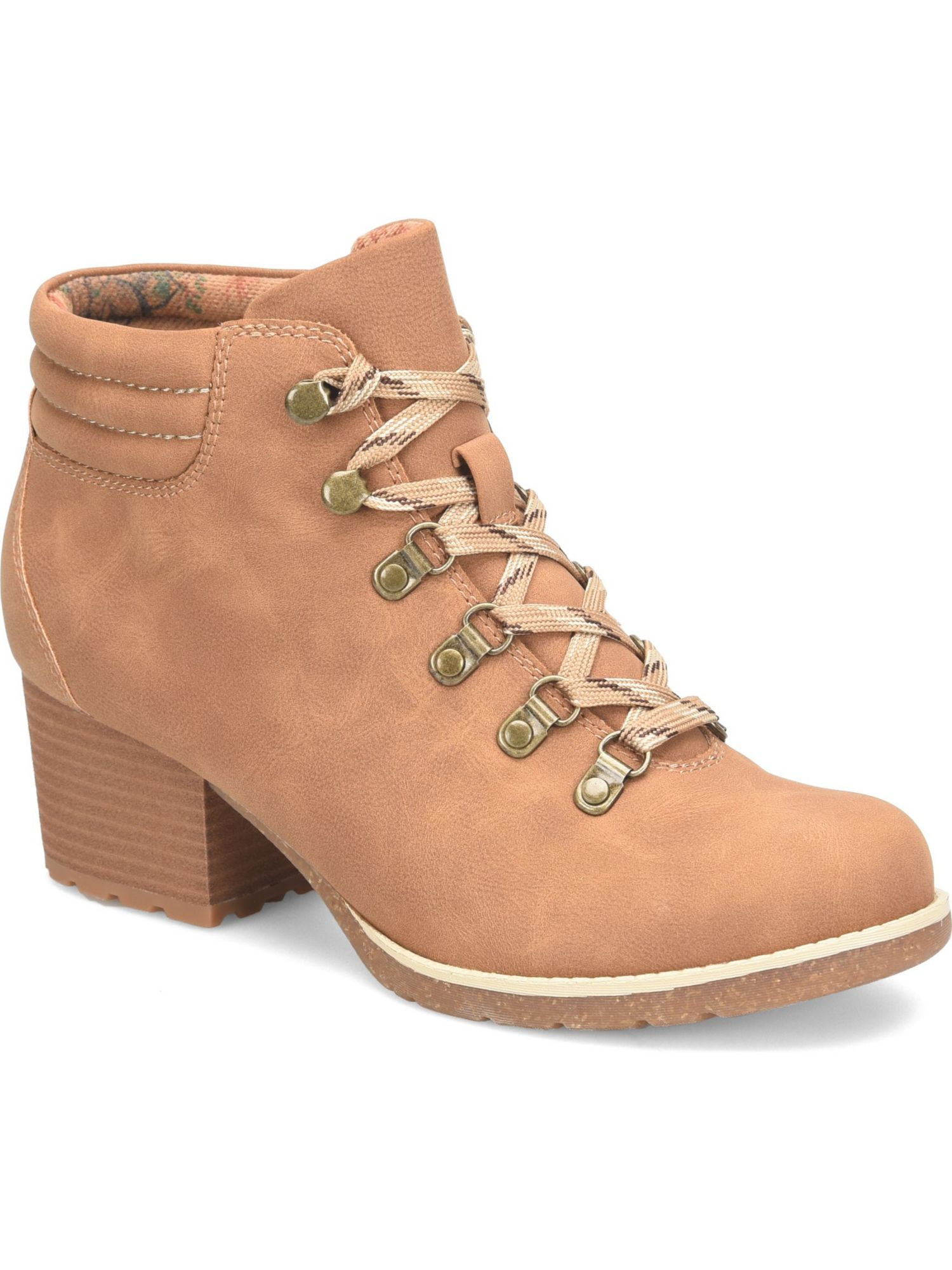 American Rag Women's Round Toe Block Heel Booties Brown Size 9.5 M