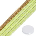 thumbnail image 1 of BOCAR 6mm 6 Strands Clay Beads Kit Vinyl Flat Handmade Polymer Clay Beads with 2 Strands Alloy Beads Spacer 1 Roll Elastic Strings for Jewelry Making (CB-003-Elfin Yellow), 1 of 4