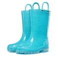 thumbnail image 1 of BOCCA Kids Blue Glitter Waterproof Rain Boot For Girls Size 3, 1 of 7