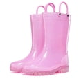 thumbnail image 1 of BOCCA Kids Pink Glitter Waterproof Rain Boot For Girls Size 9, 1 of 6