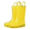 thumbnail image 1 of BOCCA Kids Yellow Glitter Waterproof Rain Boot For Girls Size 6, 1 of 6