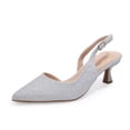 thumbnail image 1 of BOCCA Women’s Kitten Heel Pumps, Pointed Toe Glitter Dress Shoes for Work, Party & Evening Wear, 1 of 7